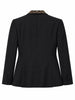 Costum Elegant de Ceremonie pentru Bărbați, 4 Piese Sacou, Pantalon, Vestă și Papion, Detalii cu Pietre -PG0253