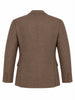 Sacou din Material cu Textură Punctată, cu Căptușeală cu Model – PG0267