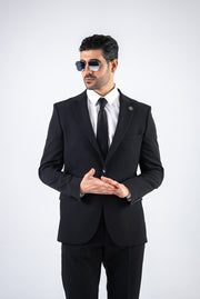 Costum Barbatesc, 2 piese, Sacou si Pantalon,Nasturi din plastic, PG0093