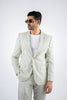Costum barbatesc de vara, 2 piese sacou si pantalon , nuanta verde olive, PG0101