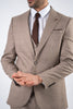 Costum Barbatesc, 3 piese, Sacou si Vesta si Pantalon, nuanta grej, PG0114