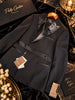 Costum Elegant de Ceremonie pentru Bărbați, 4 Piese Sacou, Pantalon, Vestă și Papion, Detalii cu Pietre -PG0252