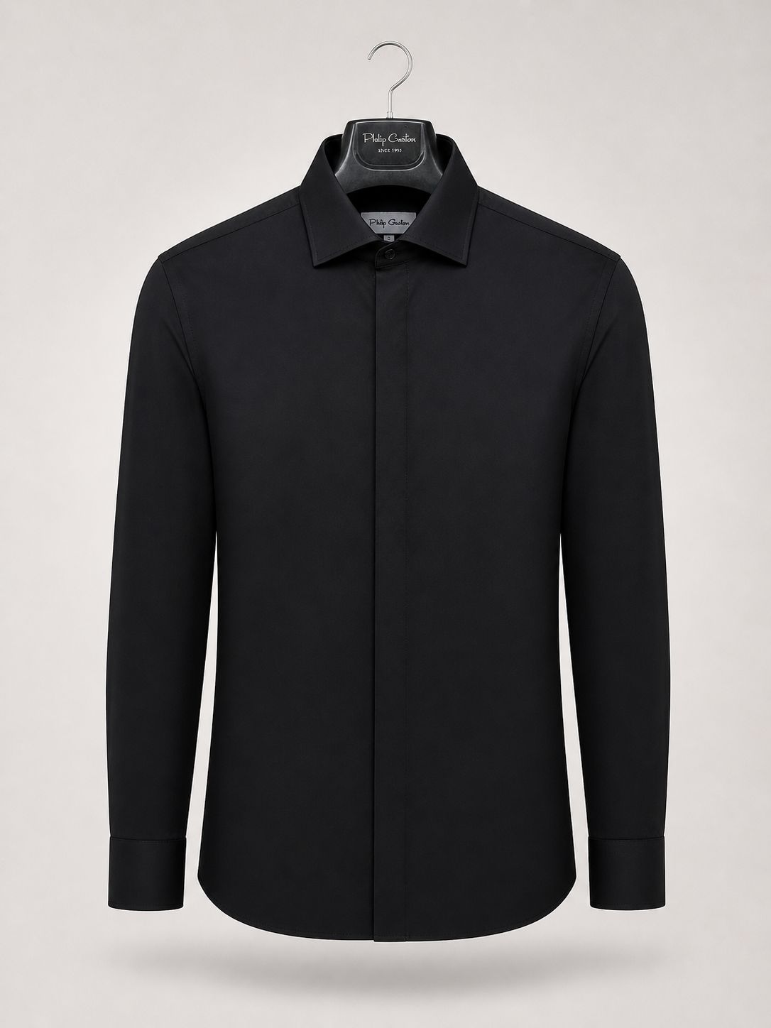 Cămașă bărbătească elegantă neagra, PG0204