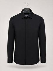 Cămașă bărbătească elegantă neagra, PG0204
