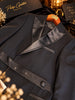 Costum Elegant de Ceremonie pentru Bărbați, 4 Piese Sacou, Pantalon, Vestă și Papion, Detalii cu Pietre -PG0252
