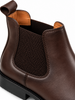 Botine maro din piele elastică – PG-0275